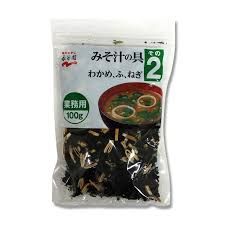 Súp Miso Wakame Rong Biển, Đậu Hủ , Hành 100g, Nhật (Số 2).