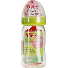 Bình Sữa Pigeon 160ml (Màu Xanh Lá)