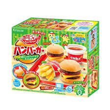 Bột Làm Bánh Kracie Popin Cookin Ăn Liền hình Burger, Nhật