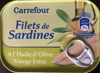 Cá Mòi Filets Carefour Dầu Olive 100g Pháp