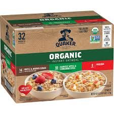 Ngũ Cốc Yến Mạch Quaker Organic 32 gói, Mỹ