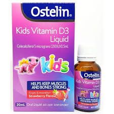 Vitamin D Ostelin dạng nước 0-12 tuổi 20ml, Mỹ