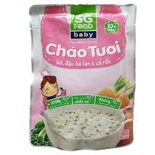 Cháo Tươi Baby SG Food Bò Đậu Hà Lan Cà Rốt 240g (10 tháng)