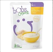 Bột Ăn Dặm Bubs Organic vị Chuối 125g 4Tháng, Úc ‎