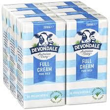 Sữa Nước Devondale Full Cream 6 x 200ml, Úc