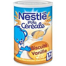 Bột Pha Sữa Nestle vị Bích Qui, Vani 12T 400g, Pháp