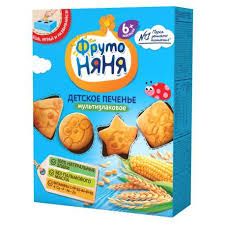 Bánh Ăn Dặm Fruto vị Ngũ Cốc, Bắp 6T 150gr, Nga