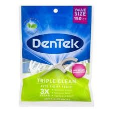 Tăm Chỉ Nha Khoa DenTek Triple Clean 150 cái, Mỹ