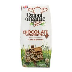 Sữa Nước Organic Daioni vị Sôcôla 200ml, Anh