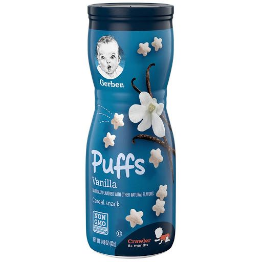 Bánh Ăn Dặm Gerber Puffs vị Vanilla 42g, Mỹ