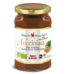 Kem Bơ Hạt Phỉ Bio Nocciolata Organic 270g, Ý
