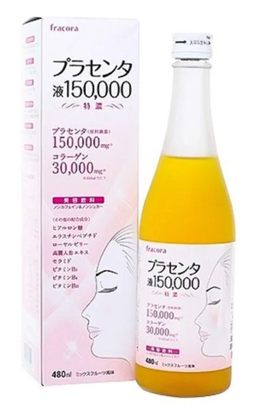 Nước Uống Collagen Nhau Thai Cừu Fracora placenta 480ml, Nhật