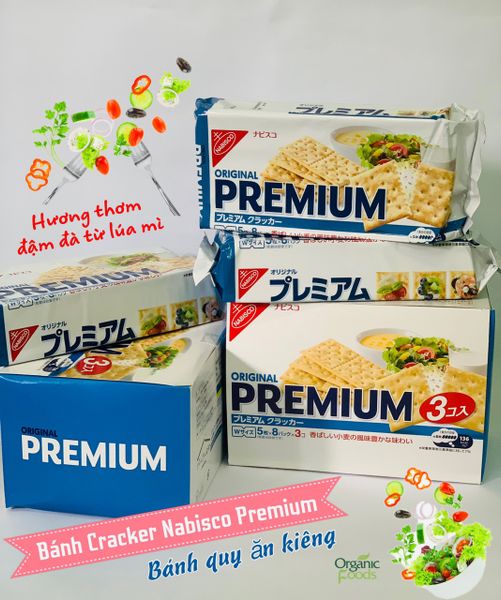 Bánh Cracker Nabisco Premium 214gx3, Pháp