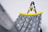 Ngọc Hoàng - Nguyên bộ khung võng xếp đa năng (Black) kèm lưới võng (Tie-Dye)
