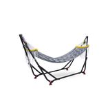 Ngọc Hoàng - Nguyên bộ khung võng xếp đa năng (Black) kèm lưới võng (Tie-Dye)