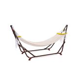 Ngọc Hoàng - Nguyên bộ khung võng xếp đa năng (Brown) kèm lưới võng (White) và ngăn đựng bình nước