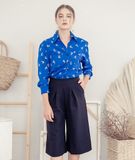  Áo sơ mi tay dài Cici Shirt – Blue 