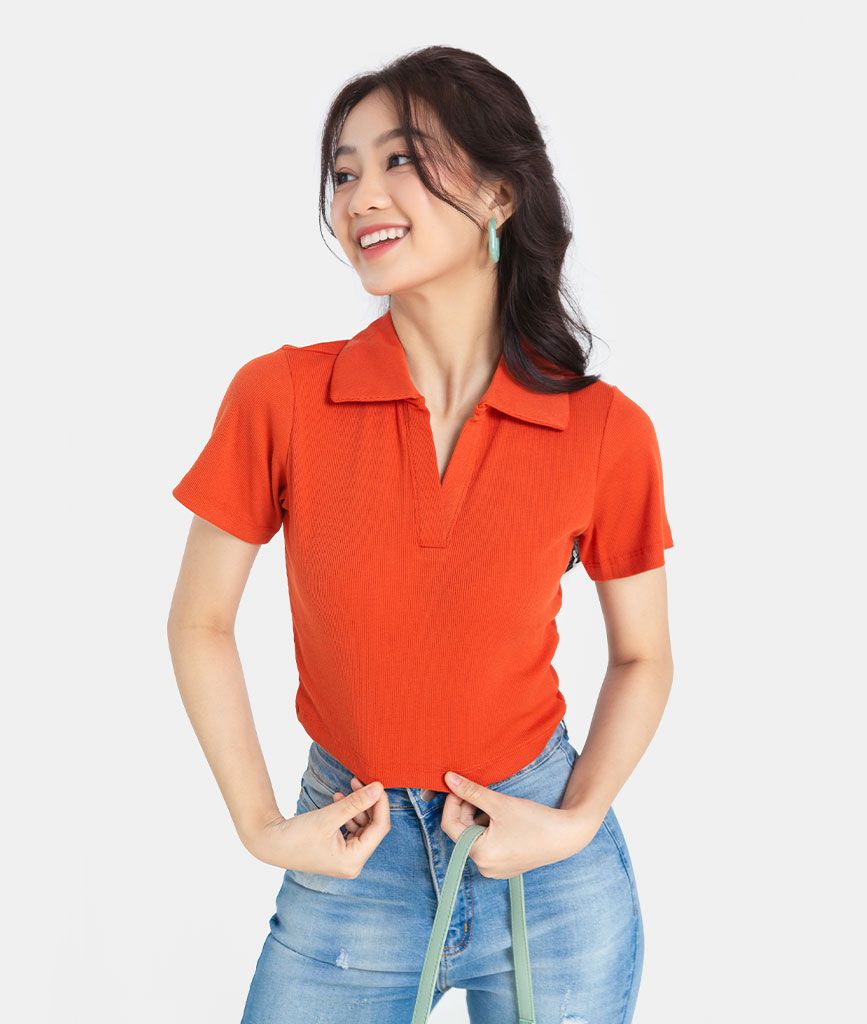 ÁO POLO CROP