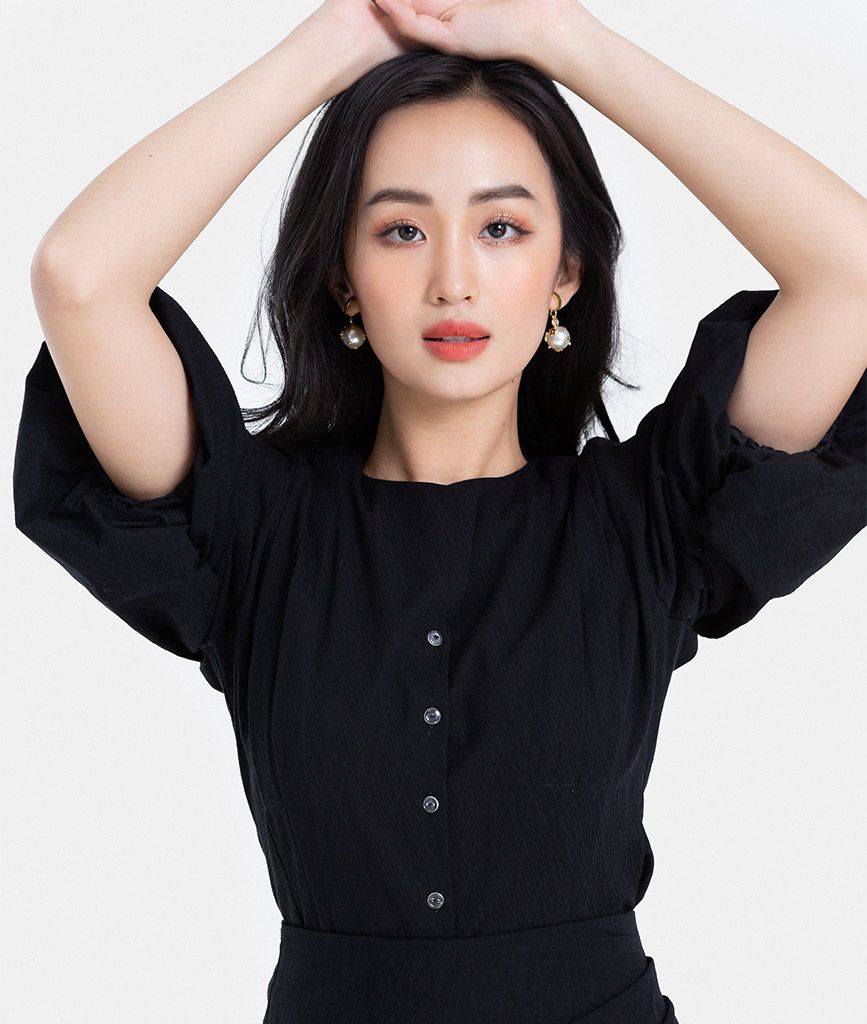 ÁO KIỂU XẾP TAY BÍ