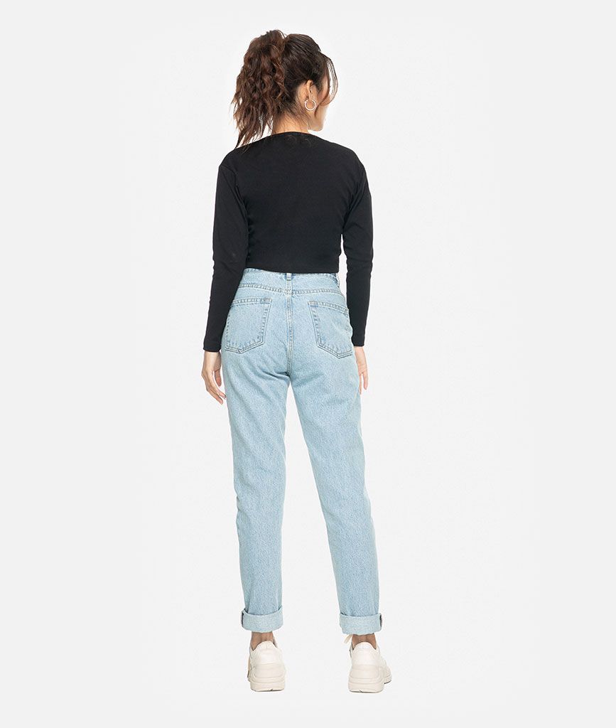 Áo thun croptop tay dài