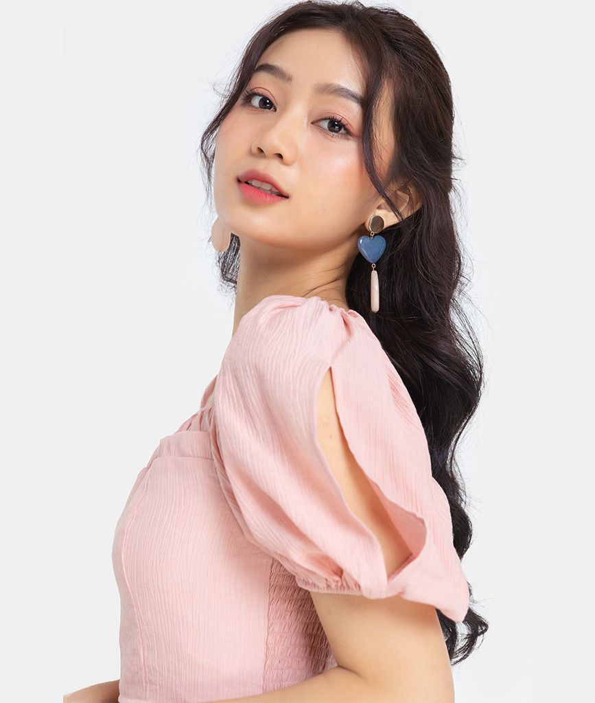 ÁO CROPTOP CỔ VUÔNG NHÚN THUN