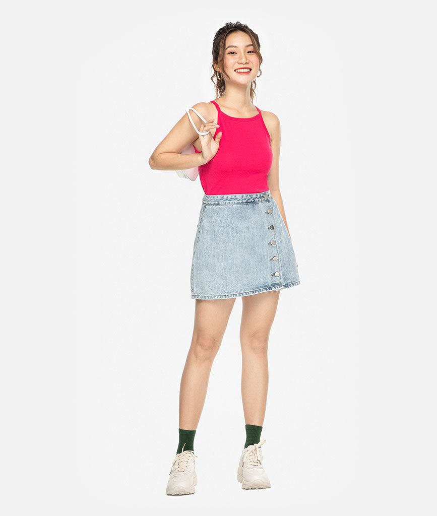 Áo thun croptop yếm