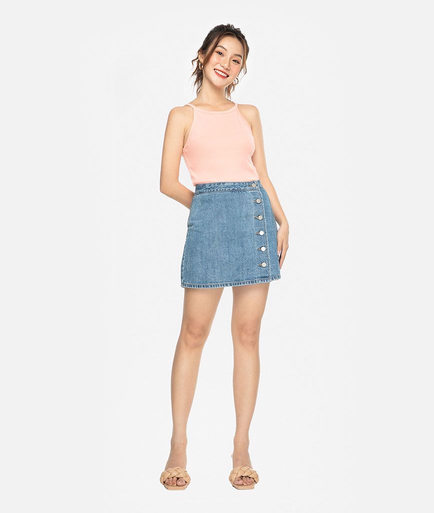 Áo thun croptop yếm