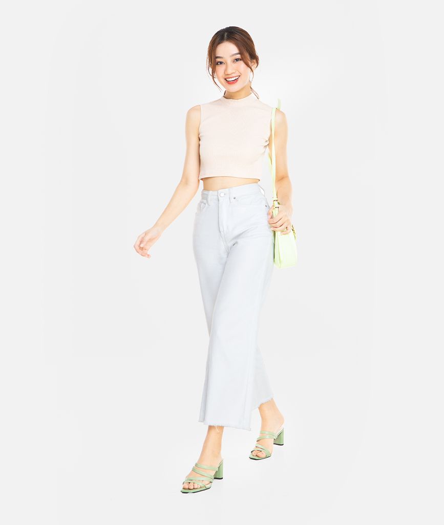 Áo thun croptop sát nách