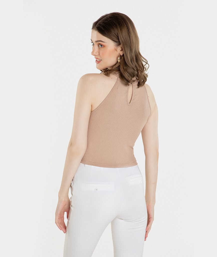 Áo thun croptop cỗ yếm