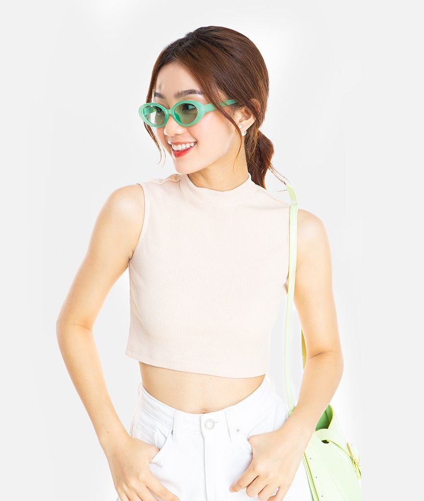 Áo thun croptop sát nách