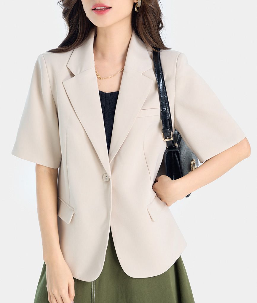 Áo Blazer Tay Ngắn