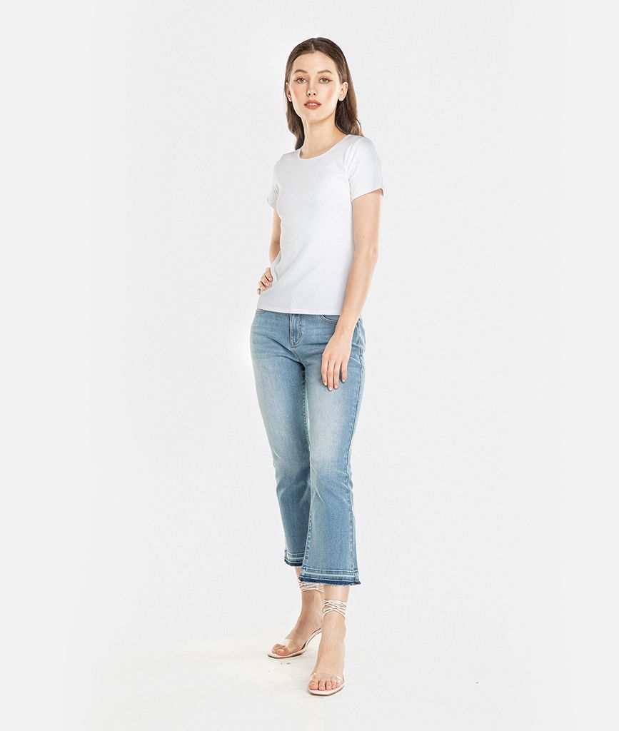 Áo thun body basic cổ tròn