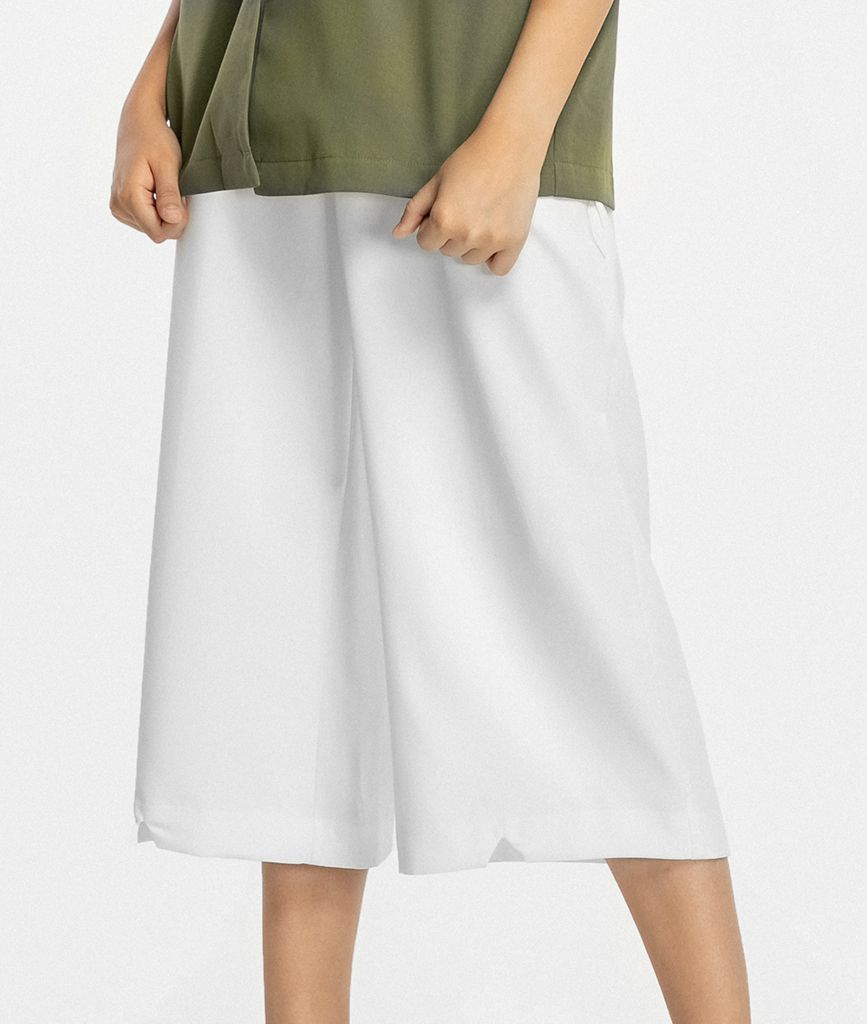 Quần culottes thô basic