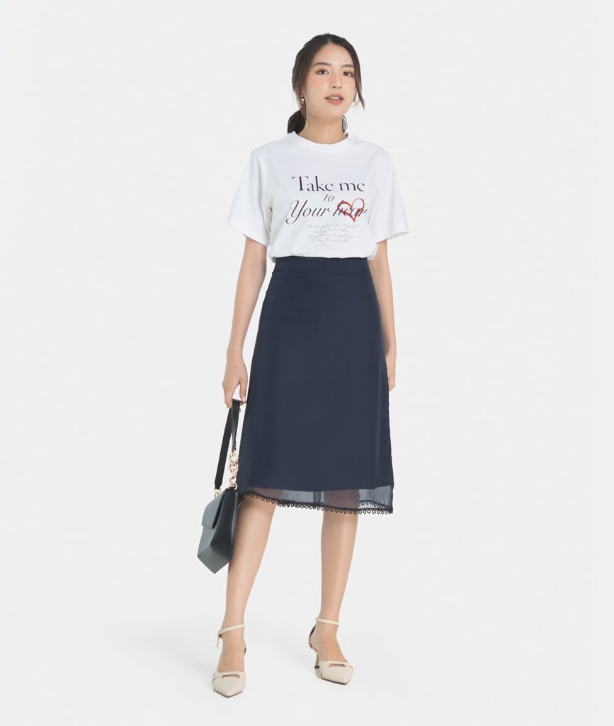 ÁO THUN FORM BOXY IN “TAKE TO HEART”