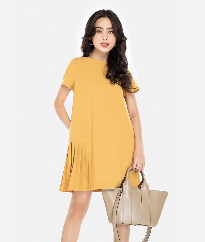 Đầm suông dập ply