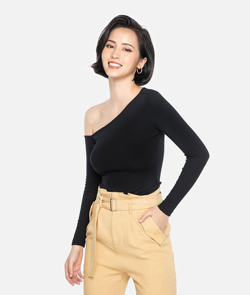 Quần baggy phối dây belt