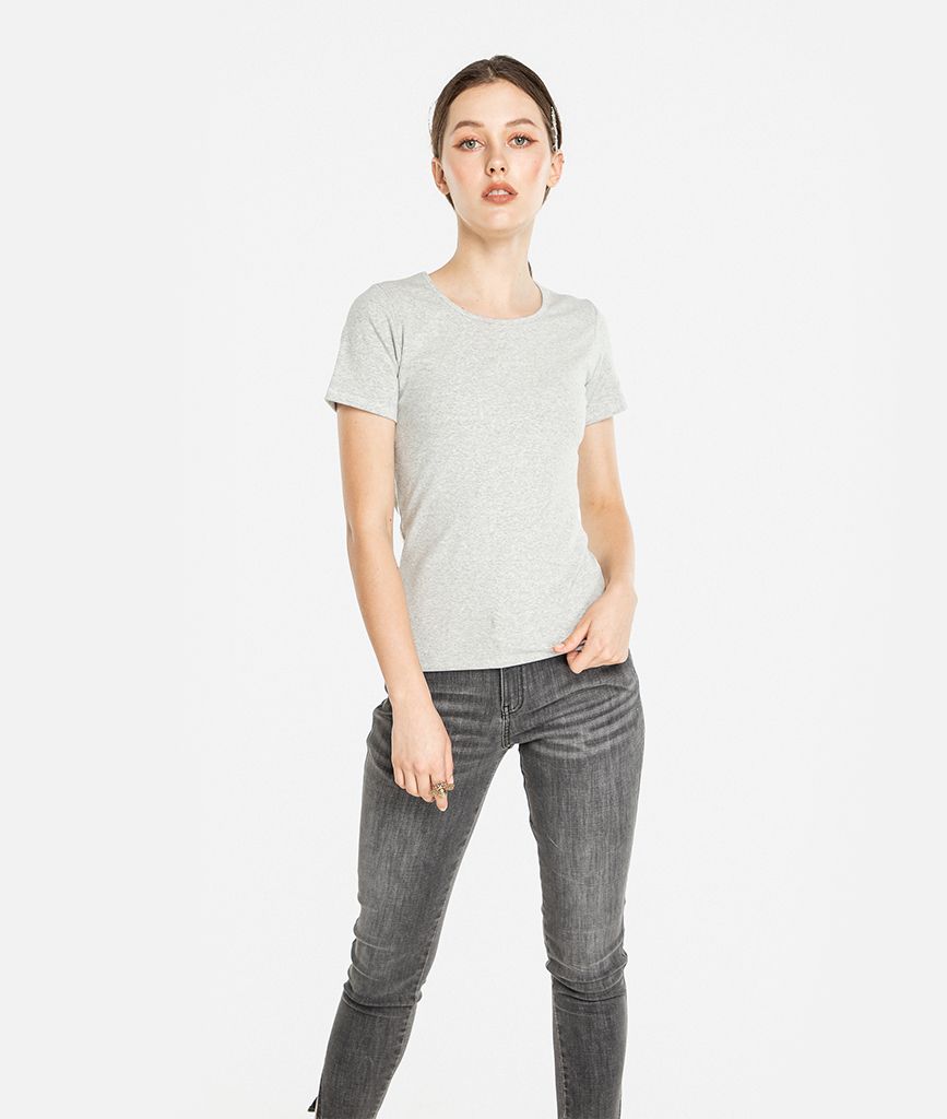 Áo thun body basic cổ tròn