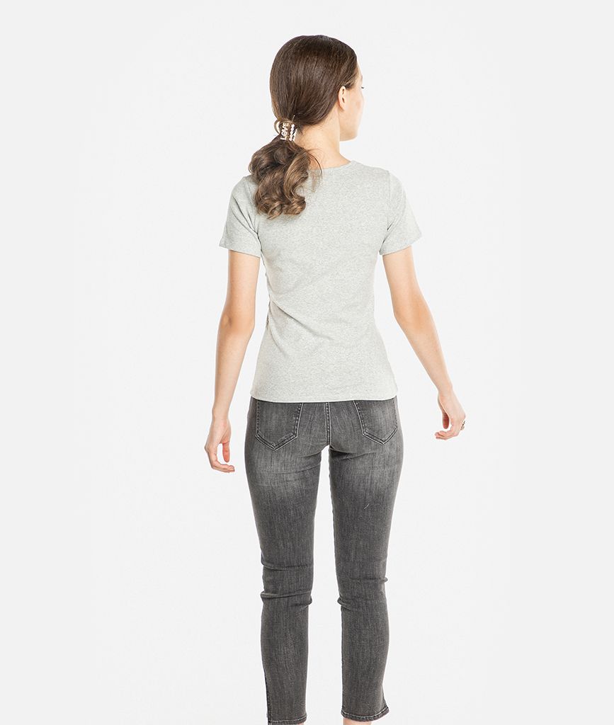 Áo thun body basic cổ tròn