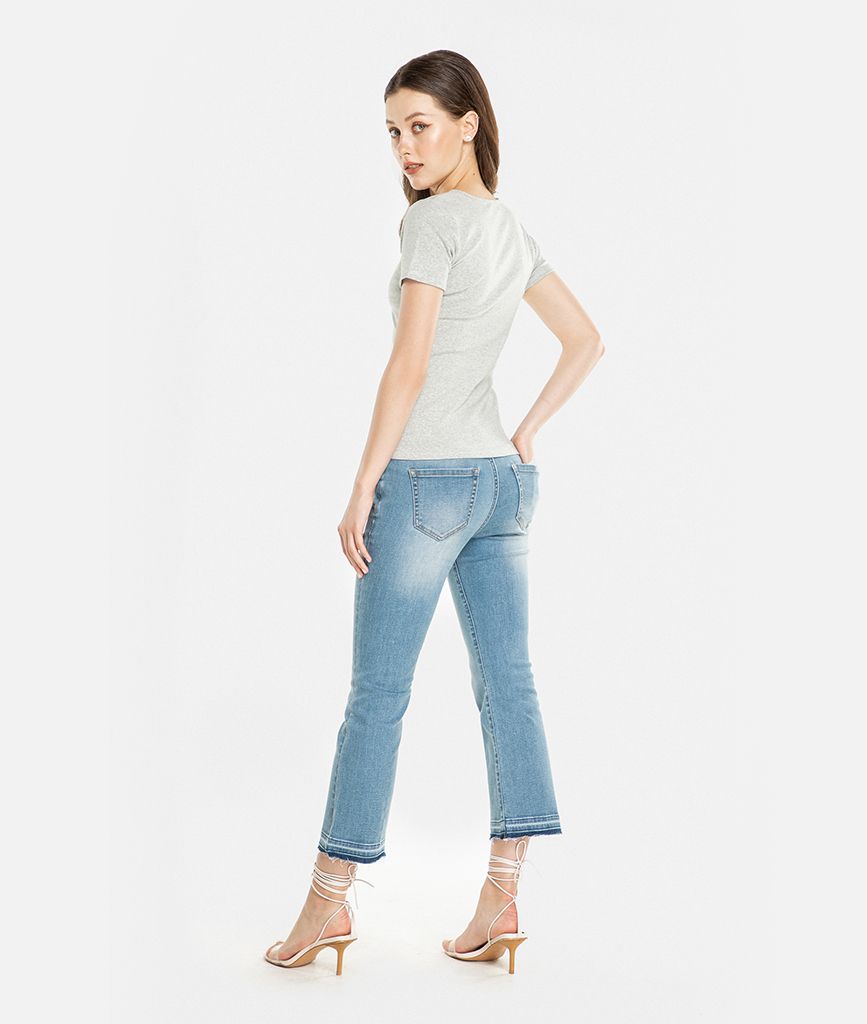 Áo thun body basic cổ tim
