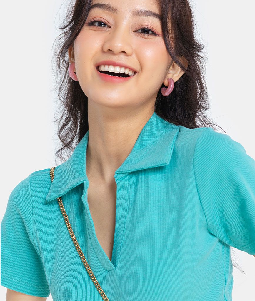 ÁO POLO CROP