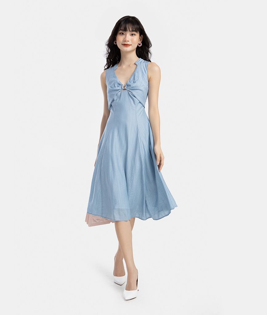 ĐẦM MIDI PHỐI KHOEN KIỂU BRA