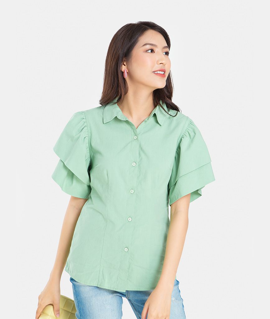 SƠMI TAY NGẮN 2 LỚP