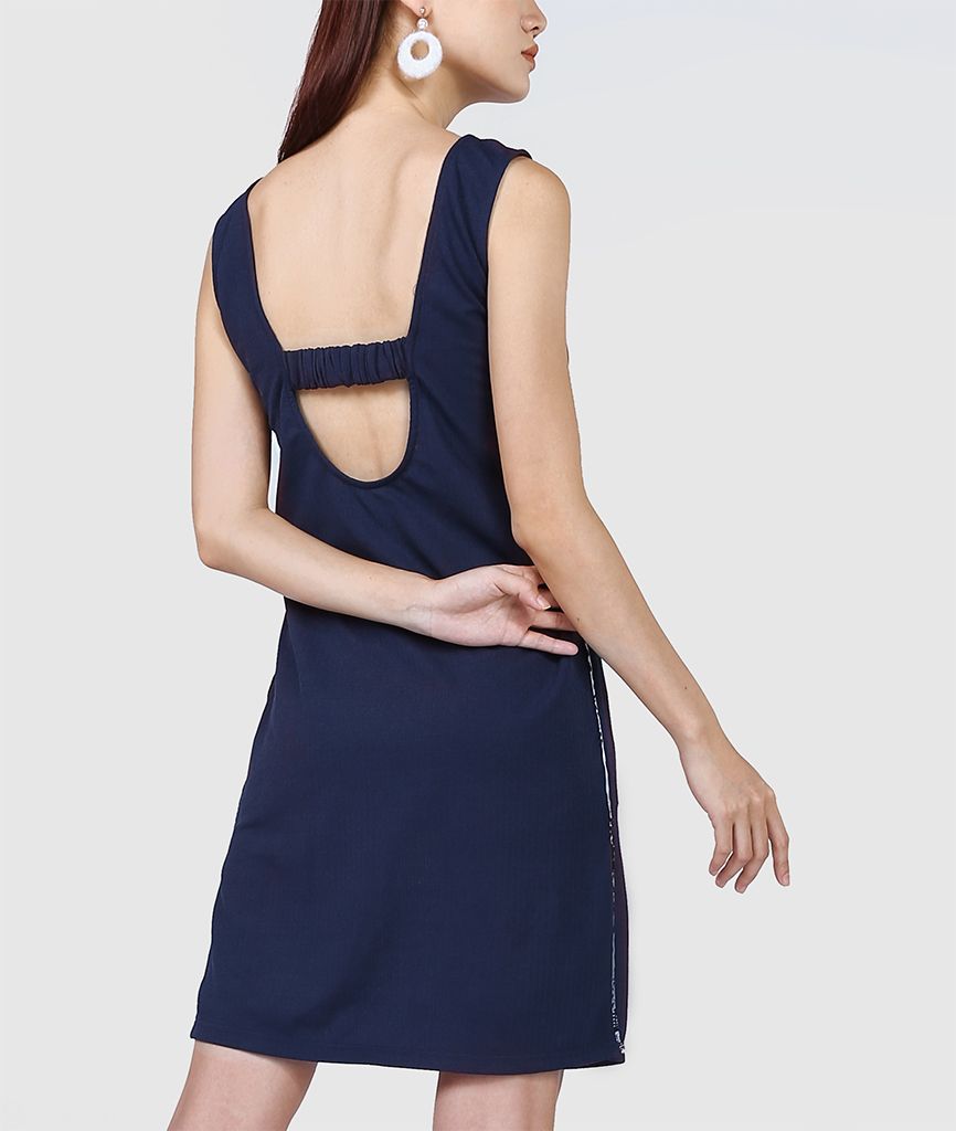 Đầm thun nẹp beo sườn BA1811036