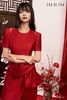 Đầm tay ngắn, Dáng ôm 24ADKE146Đ