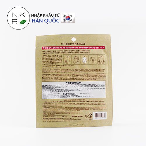 Mặt nạ MIJIN Collagen Essence Mask giúp đàn hồi và tái tạo da