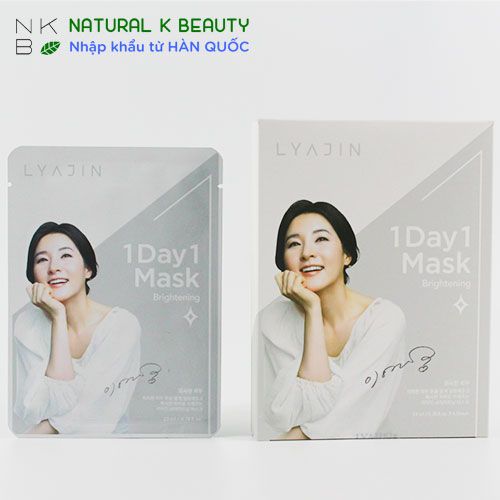 LYAJIN 1 DAY 1 BRIGHTENING MASK - Mặt nạ Lyajin 1 ngày 1 sáng da