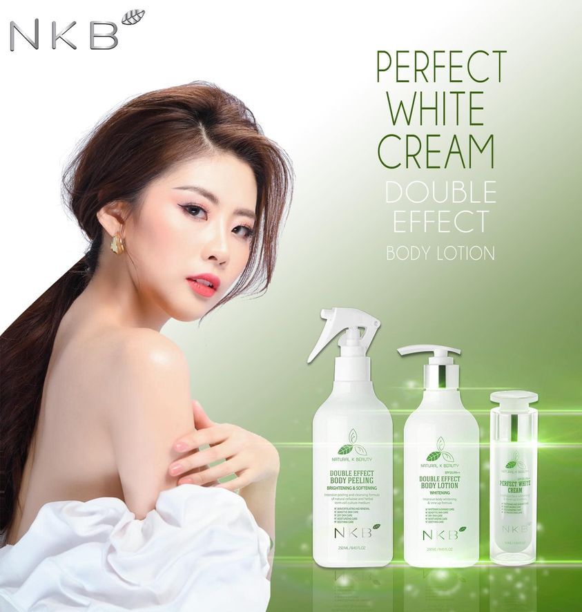  Kem dưỡng trắng da toàn thân NKB DOUBLE EFFECT BODY LOTION 