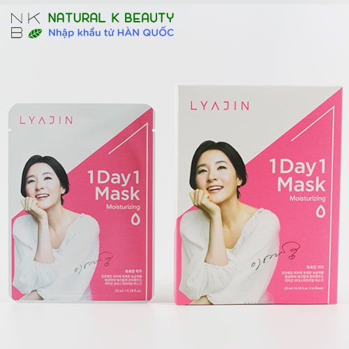 LYAJIN 1 DAY 1 MOISTURIZING MASK- Mặt NẠ lLyajin 1 ngày 1 dưỡng ẩm
