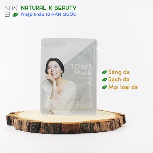 LYAJIN 1 DAY 1 BRIGHTENING MASK - Mặt nạ Lyajin 1 ngày 1 sáng da