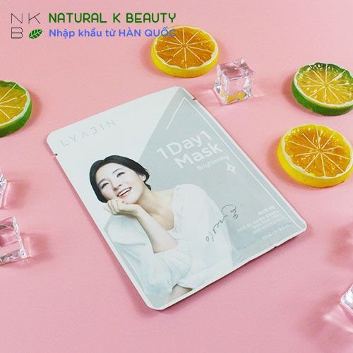 LYAJIN 1 DAY 1 BRIGHTENING MASK - Mặt nạ Lyajin 1 ngày 1 sáng da